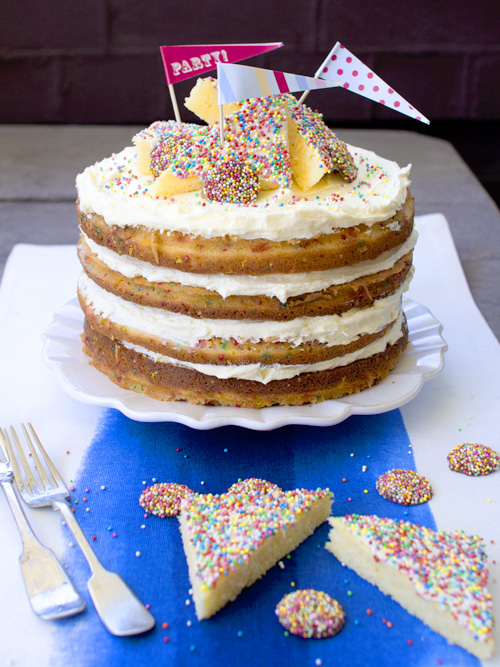 Fairy Bread Funfetti Cake