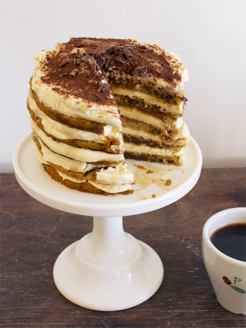 mini tiramisu cake