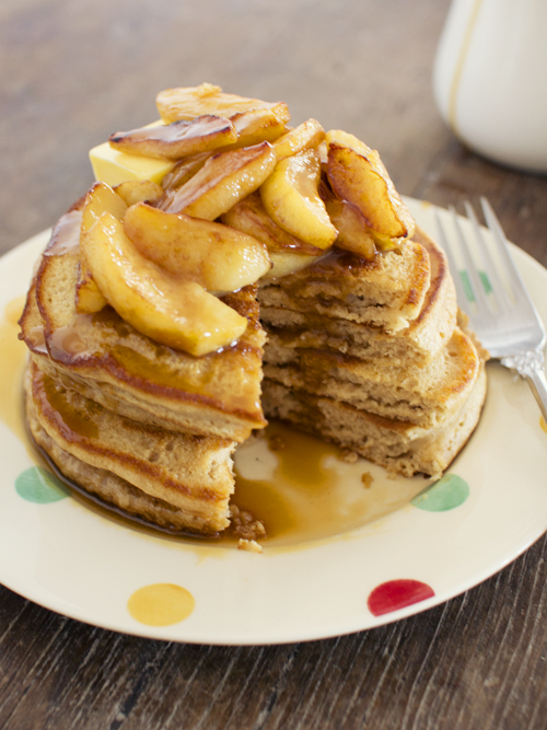 apple cider pancakes