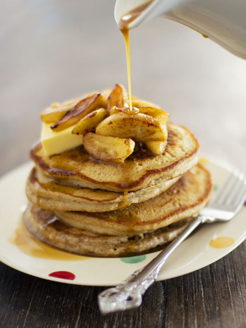 apple cider pancakes