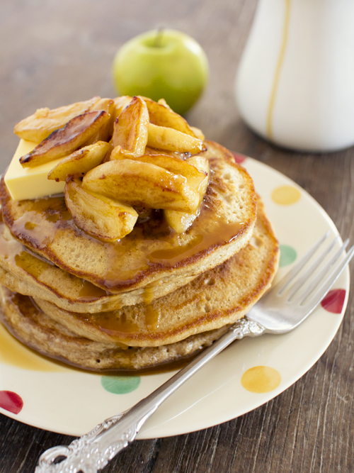 apple cider pancakes