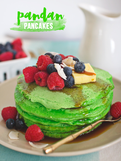 pandan pancakes