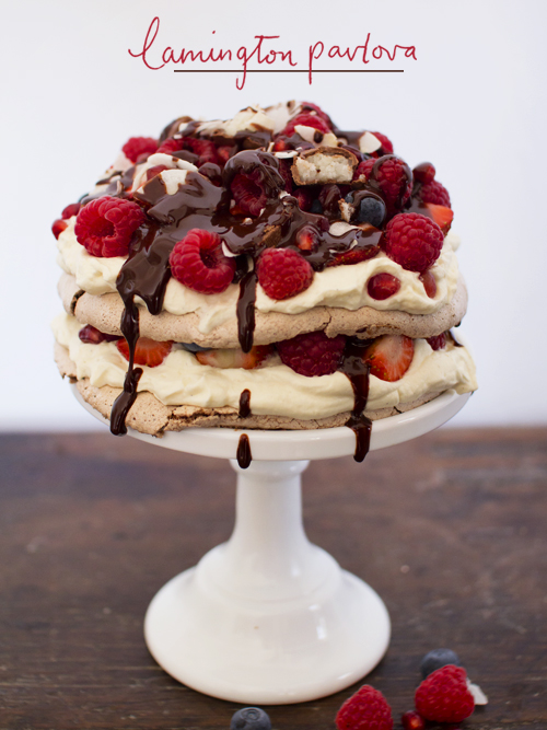 lamington pavlova