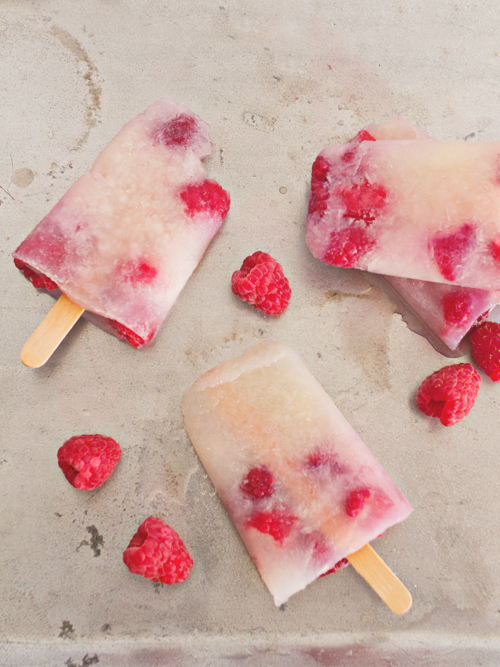 lychee gin ice blocks