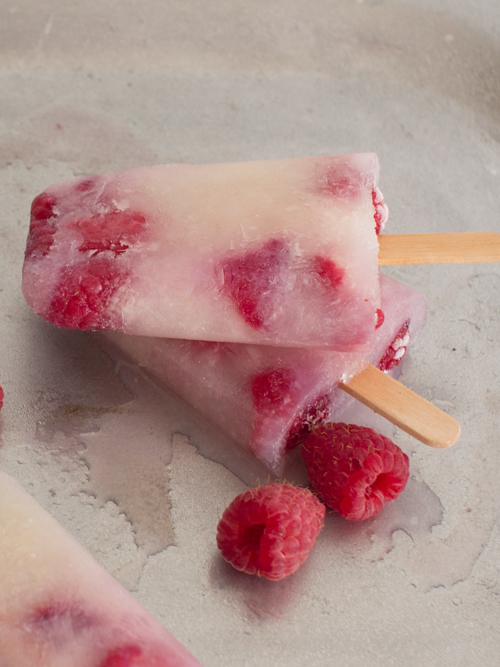 lychee gin ice blocks