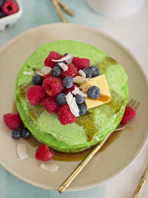 pandan pancakes