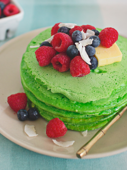 pandan pancakes