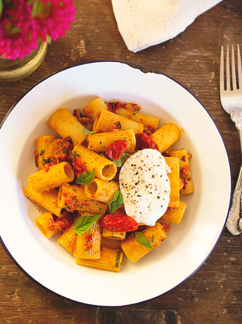 roasted tomato penne alla vodka