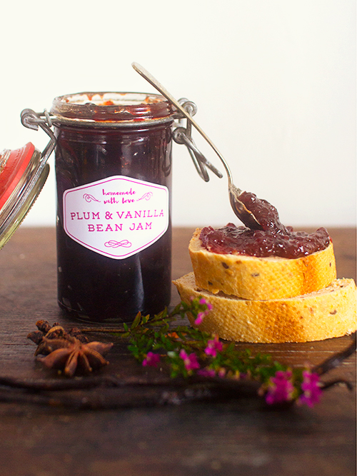 homemade jam + free printable labels