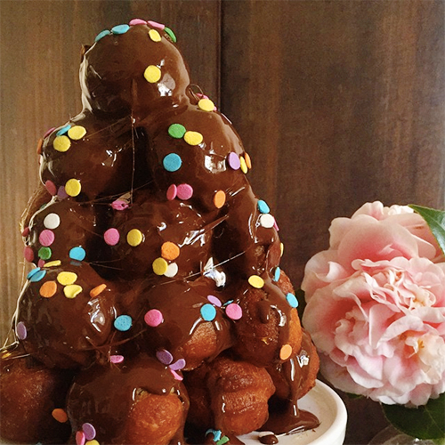 june bites… croquembouche