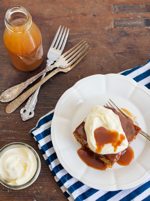 sticky date bourbon & cola pudding | spicyicecream