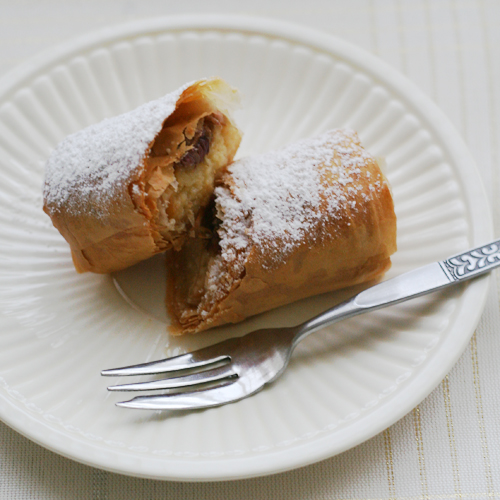 rhubarb bougatsa