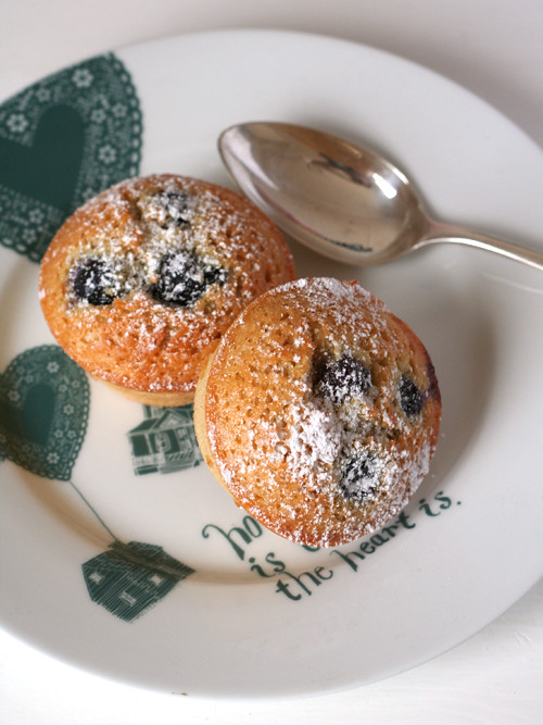 blueberry buckwheat friands