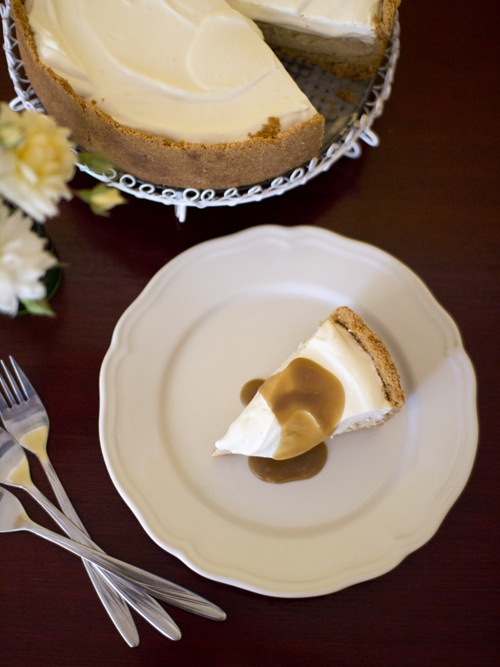 salted caramel cheesecake