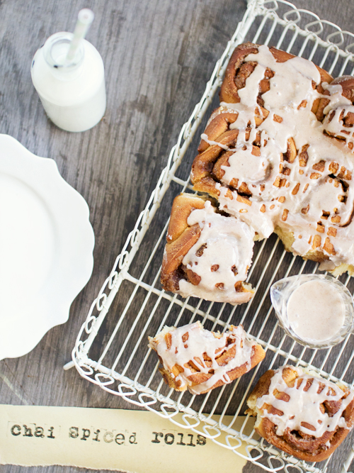 chai spiced rolls