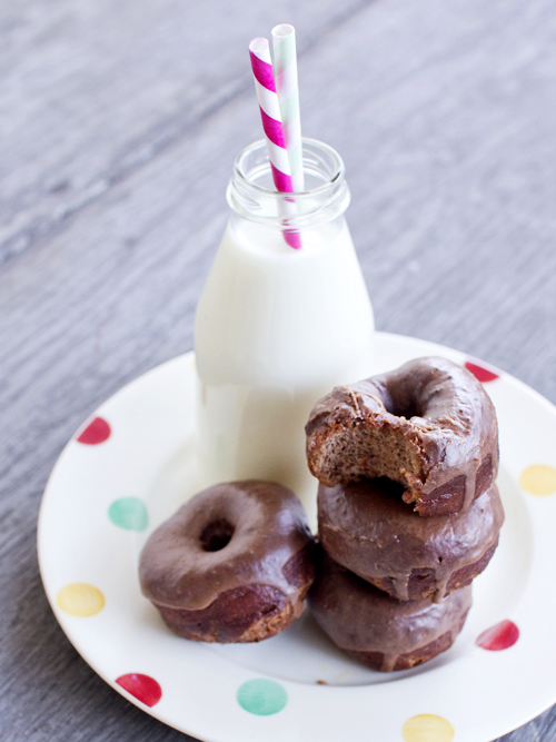 spicy chocolate doughnuts