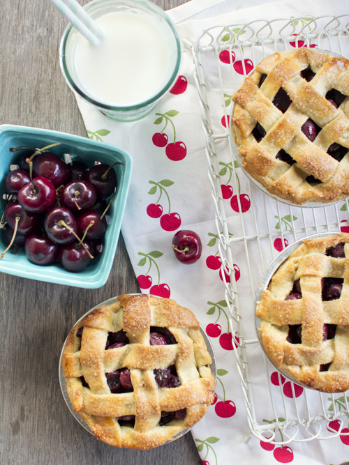 cherry & pimms pie