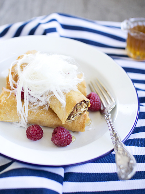 chocolate baklava fingers