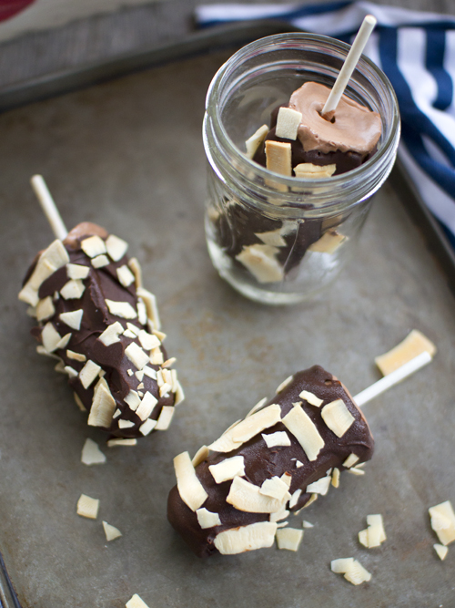 lamington ice cream pop