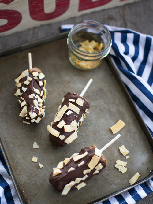 lamington ice cream pop