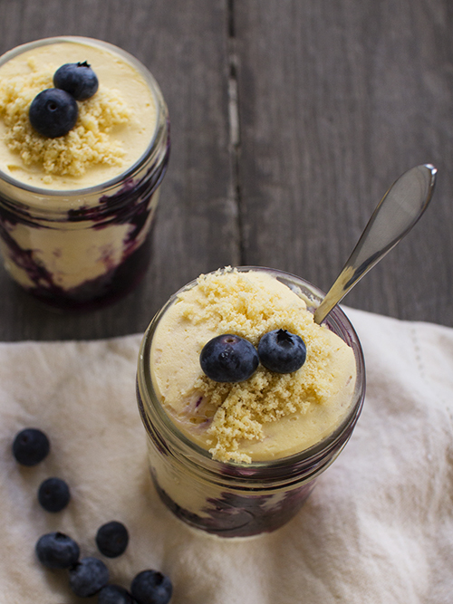 blueberry cheesecake pot