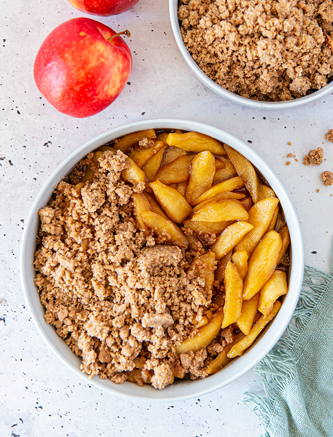 Apple Miso Crumble