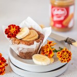 Banana Biscoff Cheesecake Muffins