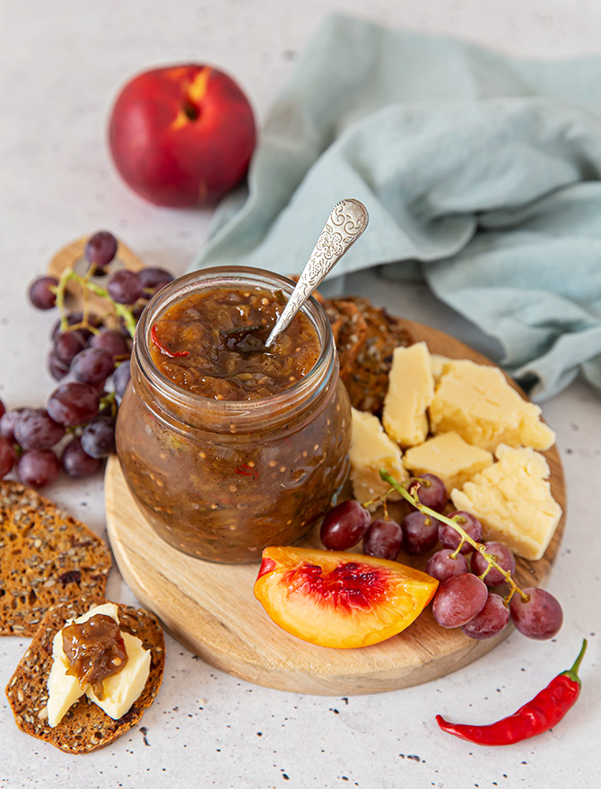 Best of 2021 Nectarine Chilli Chutney