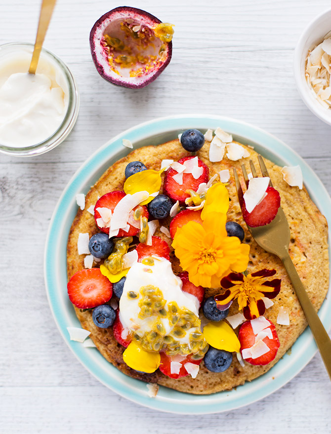 Carrot Cake Ricotta Pancake