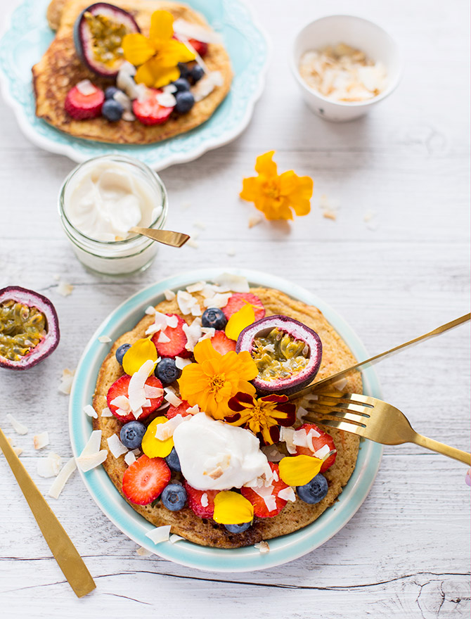 Carrot Cake Ricotta Pancake