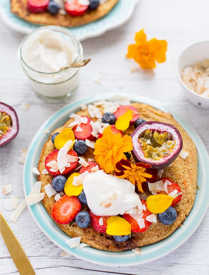 Carrot Cake Ricotta Pancake