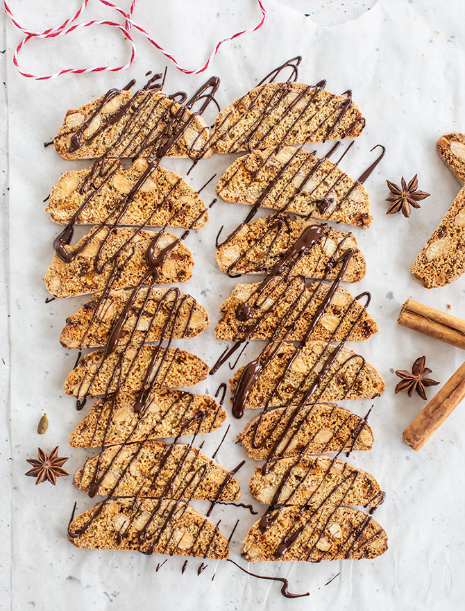 Chai, Fig and Almond Biscotti