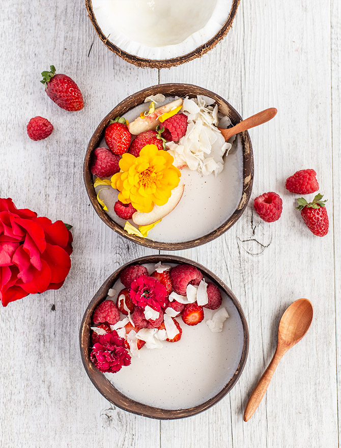 Dairy Free Coconut Panna Cotta