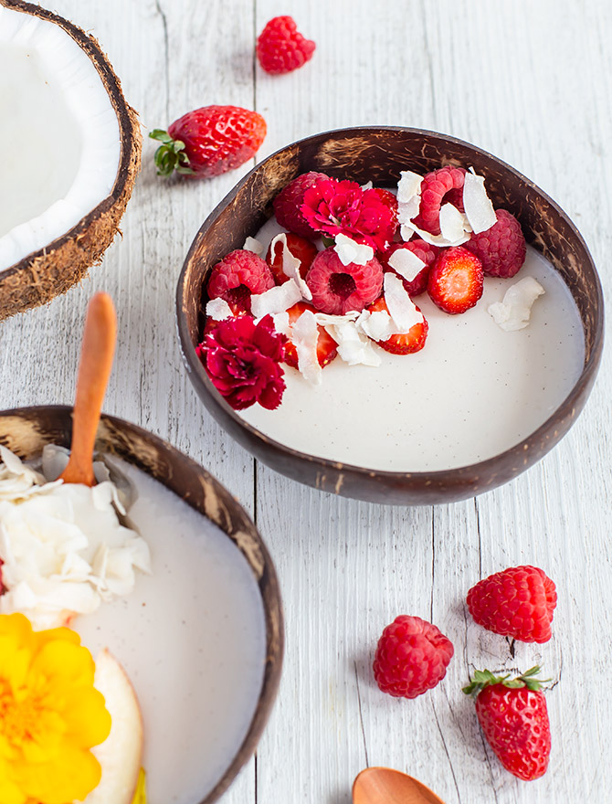 Dairy Free Coconut Panna Cotta