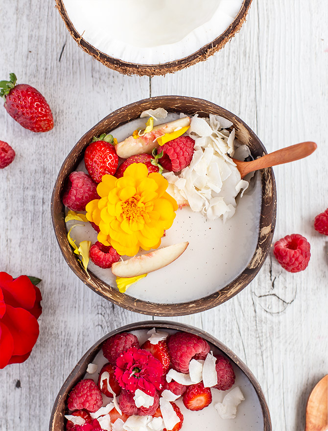 Dairy Free Coconut Panna Cotta