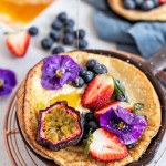 Dutch Baby Pancake with Chamomile Infused Honey