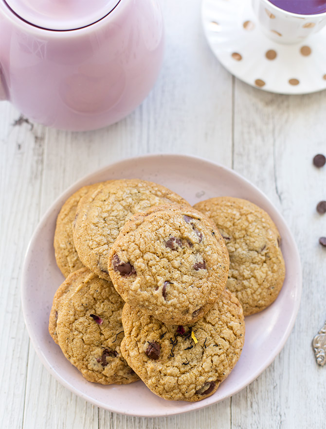 Earl Grey Chocolate Chip Cookies