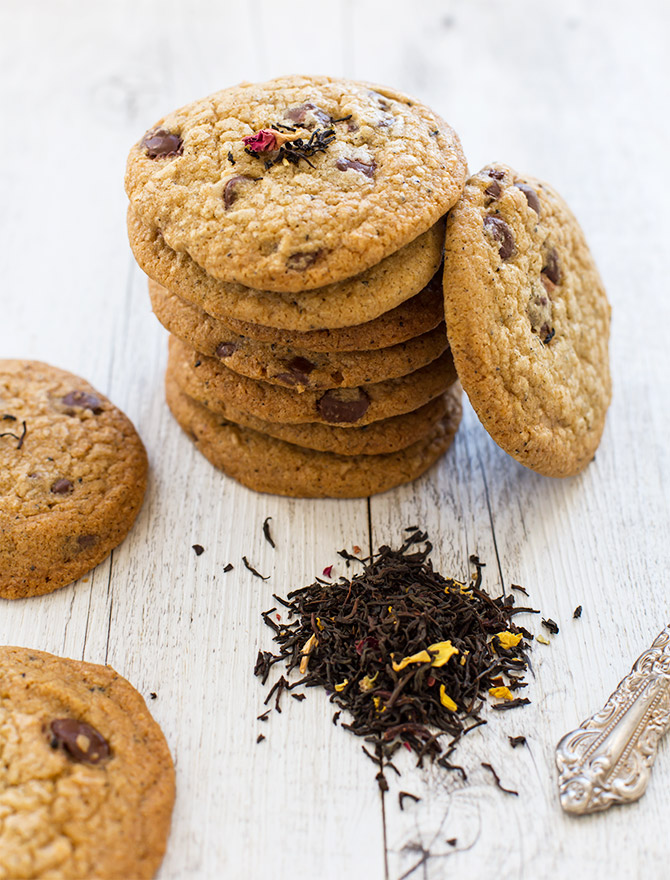 Earl Grey Chocolate Chip Cookies