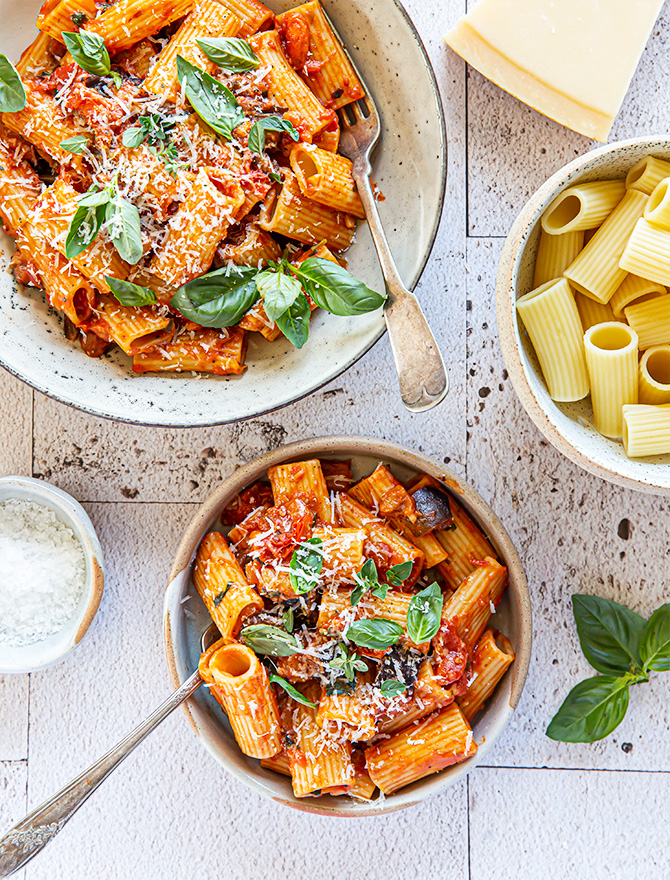 Eggplant Pasta