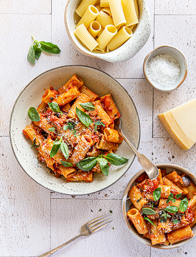 Eggplant Pasta