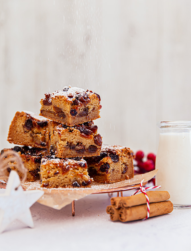 Fruit Mince Blondies