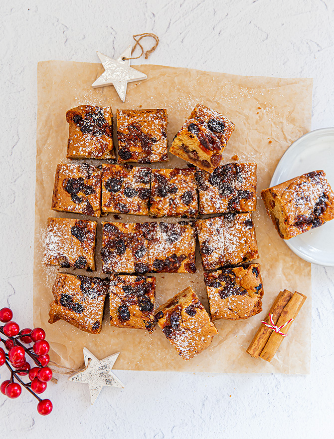 Fruit Mince Blondies