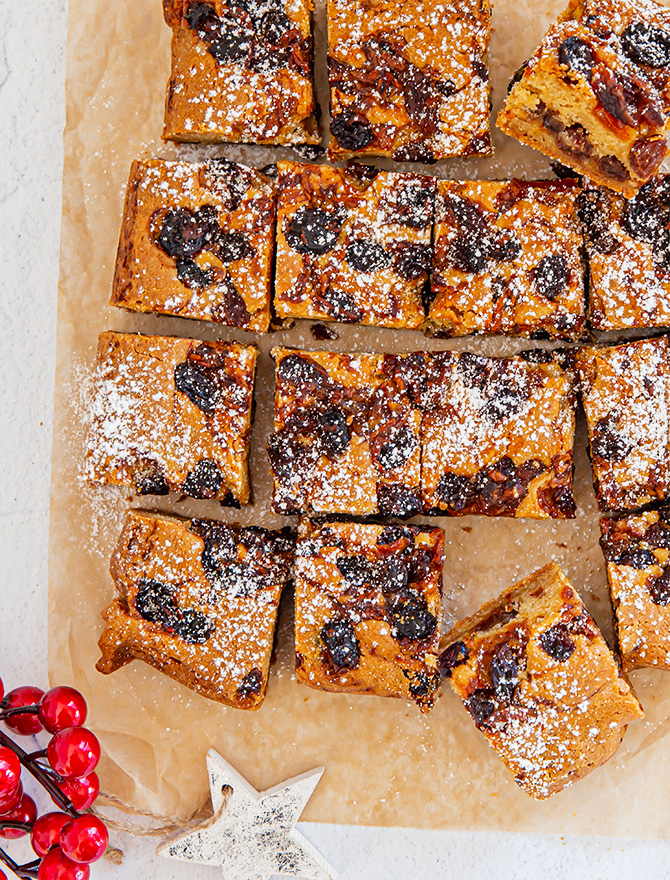 Fruit Mince Blondies