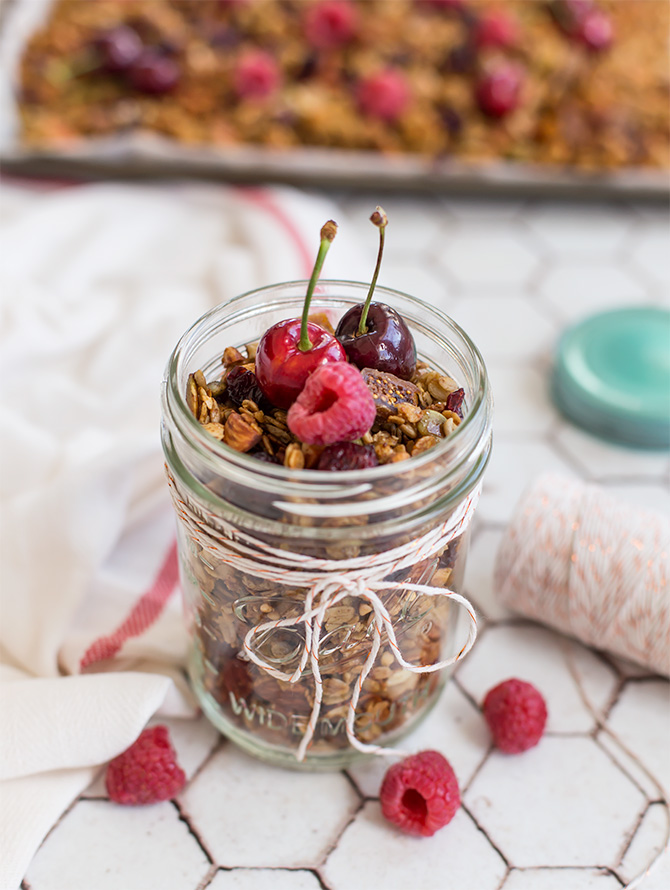 Gingerbread Spice and Fig Granola