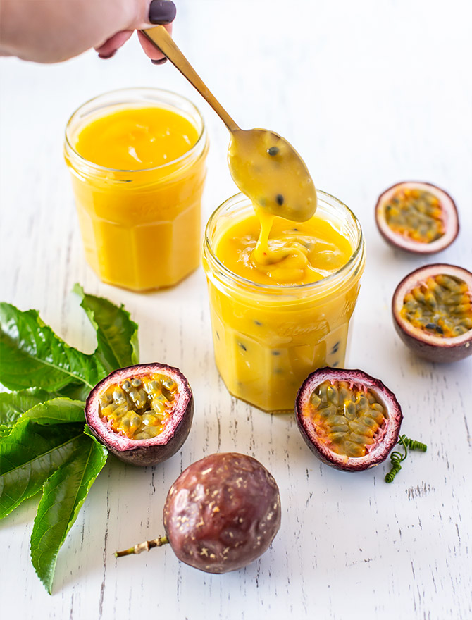 Homemade Passionfruit Curd