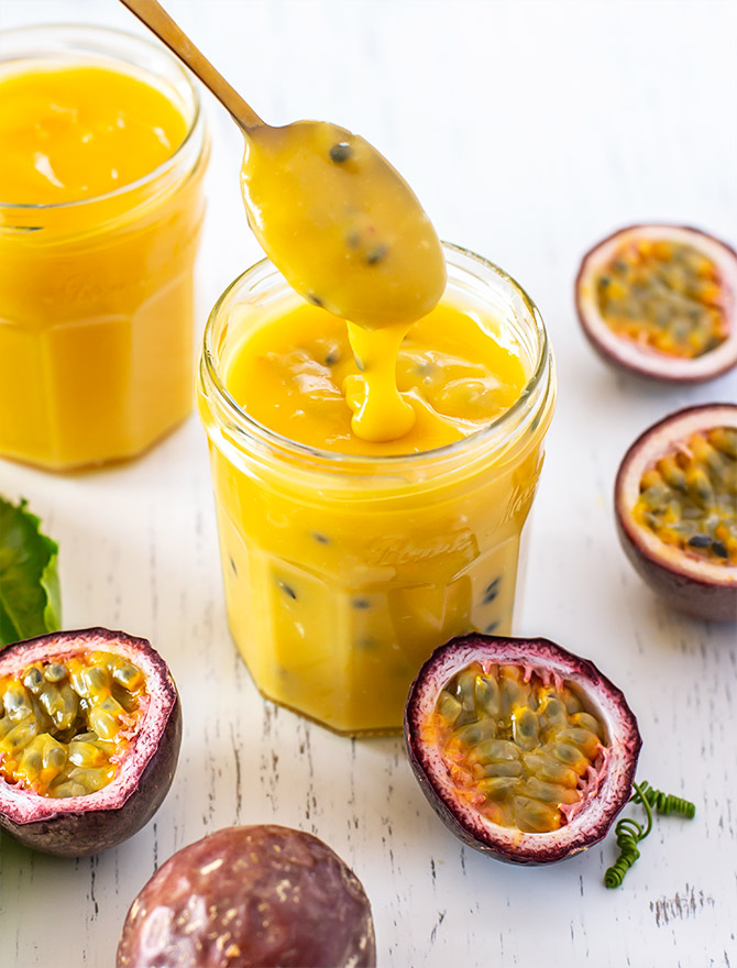 Homemade Passionfruit Curd