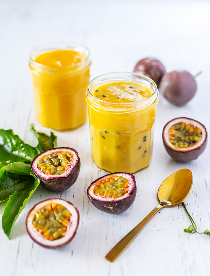 Homemade Passionfruit Curd