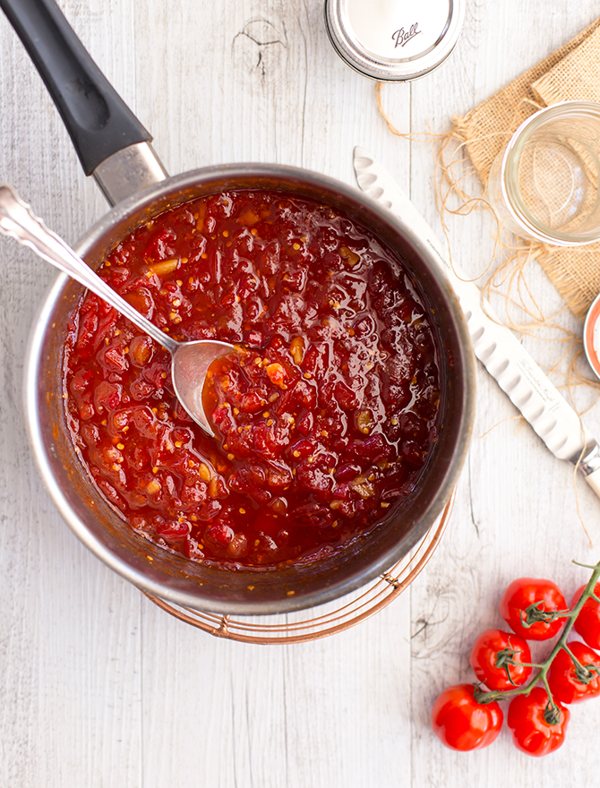 Homemade Tomato and Chilli Jam