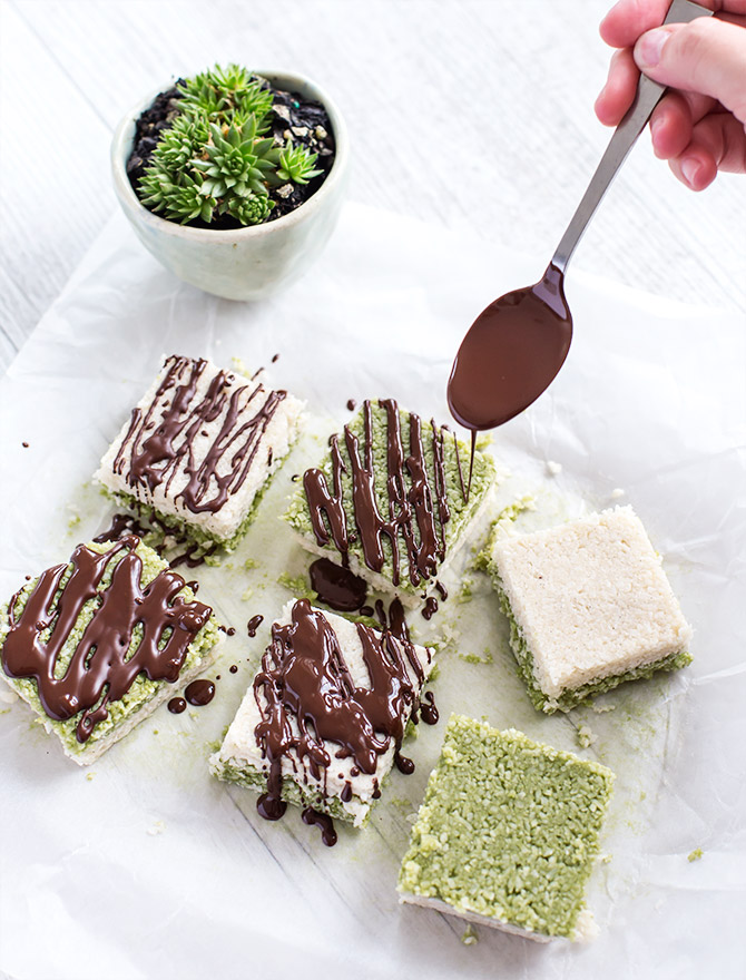 Matcha Coconut Bounty Bites