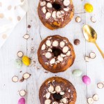 Mini Chocolate Malt Marbled Bundt Cakes